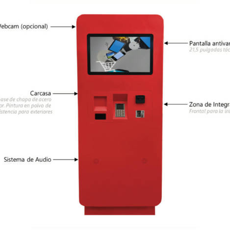 Kiosco interactivo Serie E21'5. Description technique.